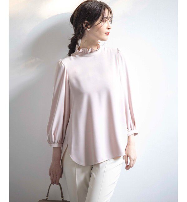 組曲「【KUMIKYOKU NAVY】ジョーゼットシフォン ブラウス」|シャツ・ブラウス|