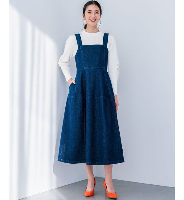 組曲「ライトデニム ジャンスカ」|ジャンパースカート|