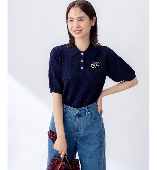 組曲「ポロ襟 ニットプルオーバー」|ニット・セーター|