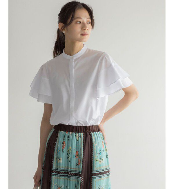 組曲「コットンレーヨンシャーティング ブラウス」|シャツ・ブラウス|