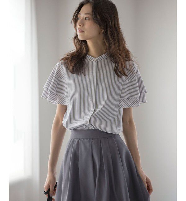 組曲「コットンレーヨンシャーティング ブラウス」|シャツ・ブラウス|