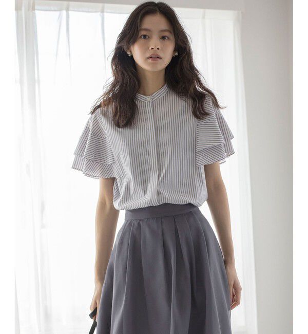 組曲「コットンレーヨンシャーティング ブラウス」|シャツ・ブラウス|