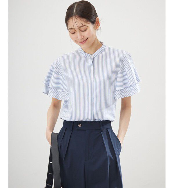 組曲「コットンレーヨンシャーティング ブラウス」|シャツ・ブラウス|