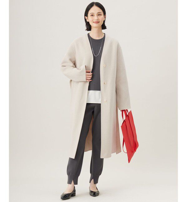 自由区「【セットアップ対応・洗える】レーヨンストレッチニットジョグ パンツ」|その他|