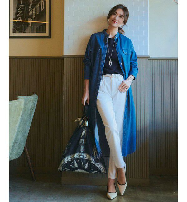 23区「【CLASSY.6月号掲載】23区DENIM ボーイフィット パンツ」|デニム|