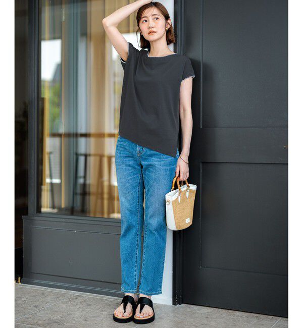 23区「【CLASSY.6月号掲載】23区DENIM ボーイフィット パンツ」|デニム|