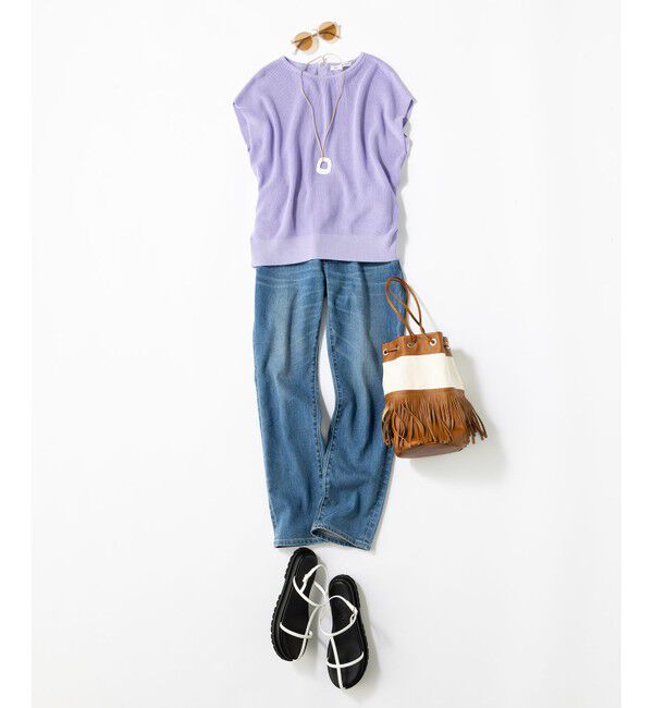 23区「【CLASSY.6月号掲載】23区DENIM ボーイフィット パンツ」|デニム|