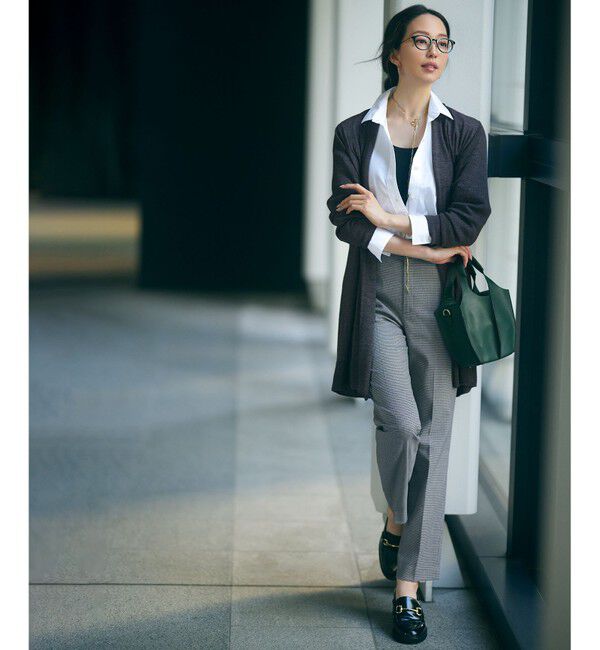 23区「【洗える】サステナブルウール ショールカラー カーディガン」|カーディガン|