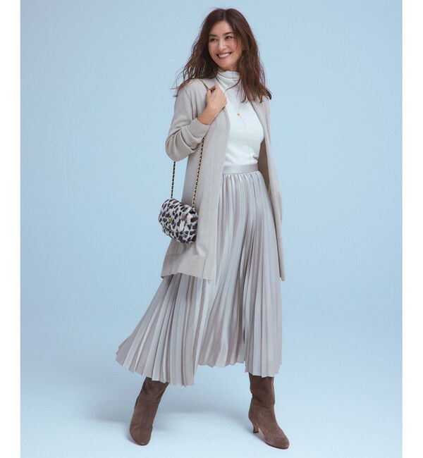 23区「【洗える】サステナブルウール ショールカラー カーディガン」|カーディガン|