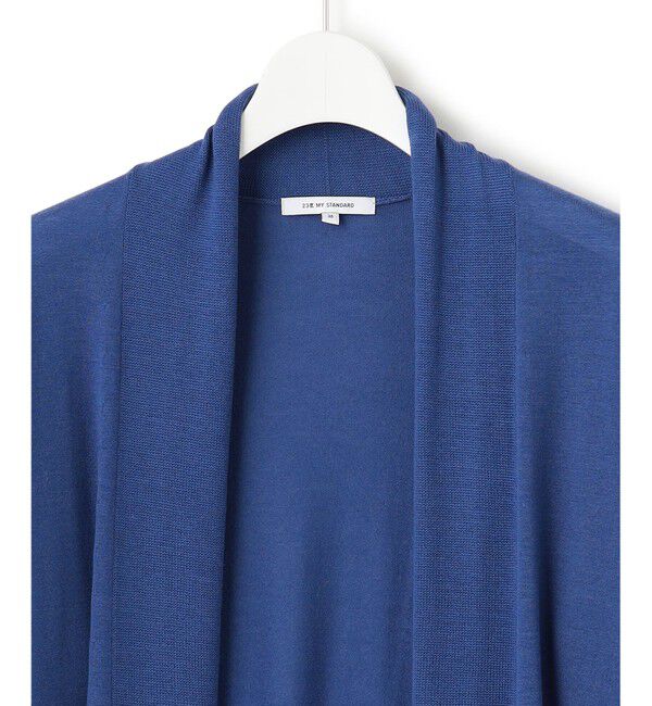 23区「【洗える】サステナブルウール ショールカラー カーディガン」|カーディガン|