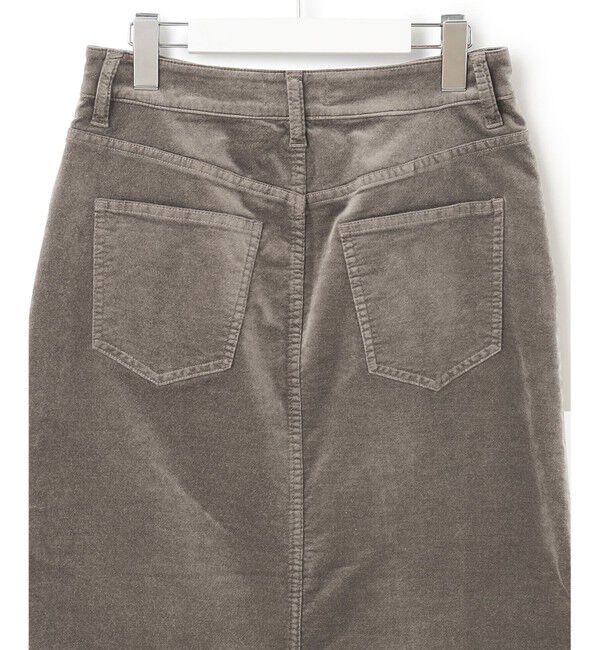 23区「【洗える】23区DENIM ベルベットストレッチ Aライン スカート」|スカート|