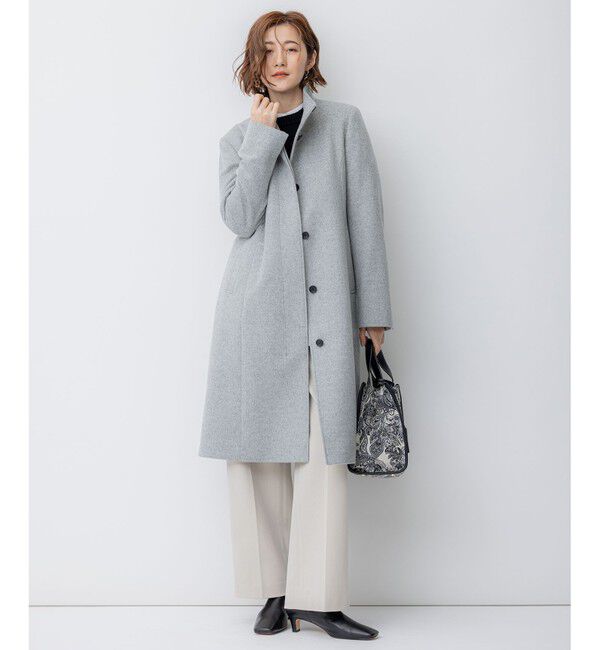 23区「ウールカシミヤビーバー スタンドカラー コート」|その他|