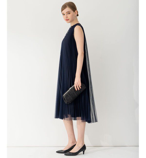 23区「【APPLAUDIR】チュールプリーツ ドレス」|ドレス|