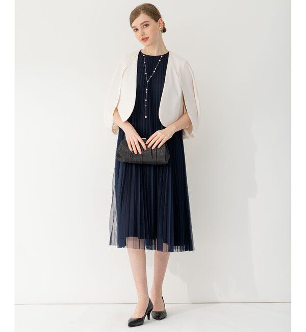 23区「【APPLAUDIR】チュールプリーツ ドレス」|ドレス|