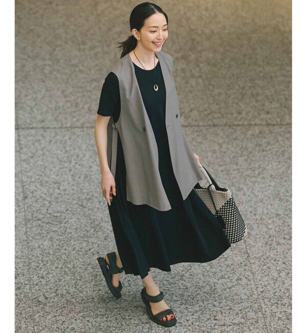 23区「【洗える】シアーマットクロス ジレ」|その他|