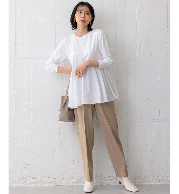 23区「【洗える】ドライ2WAYストレッチ テーパードパンツ」|その他|