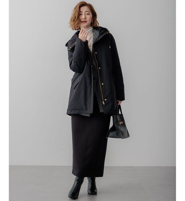 23区「【滝沢眞規子さん着用/一部店舗限定/撥水加工】ミリタリー ダウンコート」|ダウン|