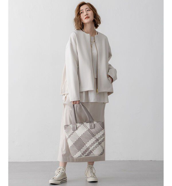 23区「【撥水加工/洗える】ブライトタフタ ドロスト スカート」|スカート|