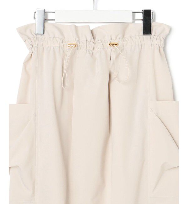 23区「【撥水加工/洗える】ブライトタフタ ドロスト スカート」|スカート|