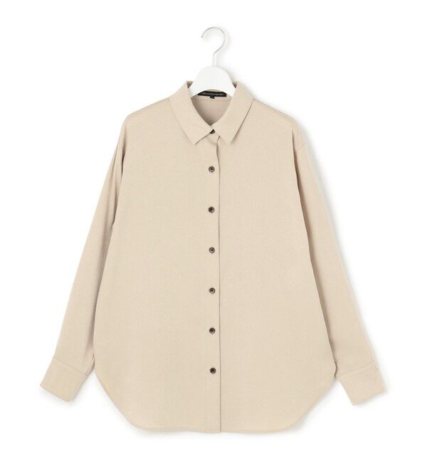 23区「【見上愛さん着用/Oggi10月号掲載/洗える】スエーディーサテン シャツ」|シャツ・ブラウス|