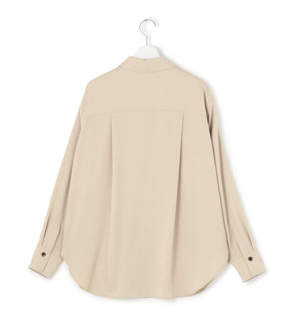 23区「【見上愛さん着用/Oggi10月号掲載/洗える】スエーディーサテン シャツ」|シャツ・ブラウス|