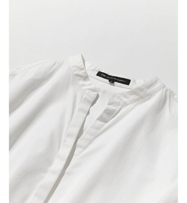 23区「【滝沢眞規子さん着用/mi-molletコラボ/洗える】CANCLINI デザイン シャツ」|シャツ・ブラウス|