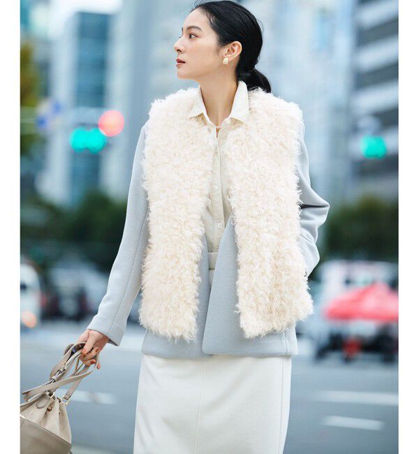 23区「スエード コンビ ドロスト バッグ」|ショルダー・メッセンジャー|