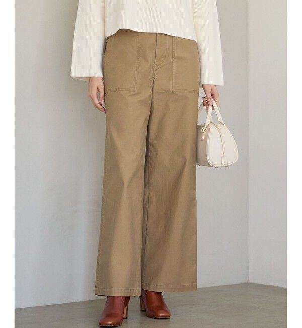 23区「【SLOW/一部店舗限定】ミリタリーボトム ベイカーパンツ」|その他|ベージュ系