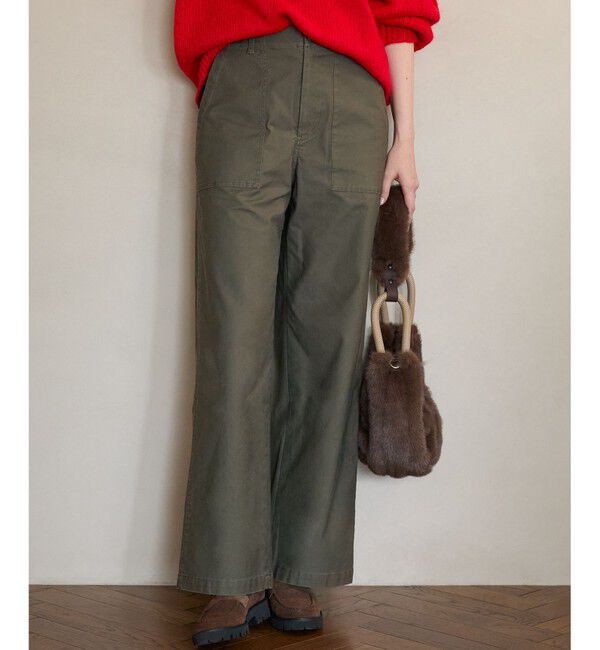 23区「【SLOW/一部店舗限定】ミリタリーボトム ベイカーパンツ」|その他|カーキ系