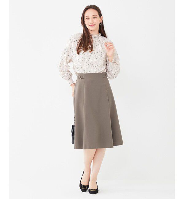 ANY SIS「【洗える】サイドバックルライト スカート」|スカート|