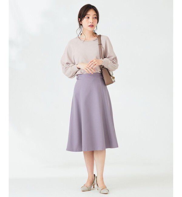 ANY SIS「【洗える】サイドバックルライト スカート」|スカート|