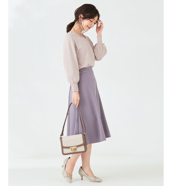 ANY SIS「【洗える】サイドバックルライト スカート」|スカート|