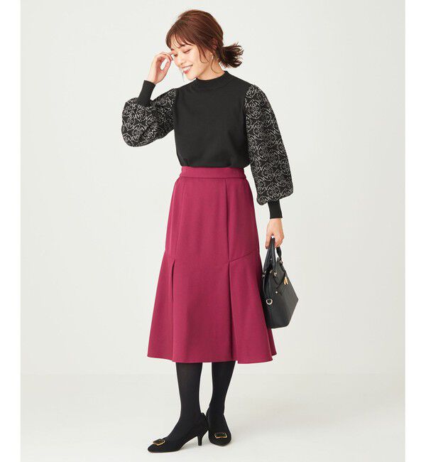 any SiS「【洗える】タックマーメイド スカート」|スカート|