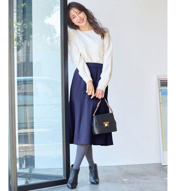 any SiS「【洗える】タックマーメイド スカート」|スカート|