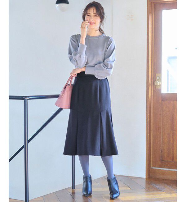 any SiS「【洗える】タックマーメイド スカート」|スカート|