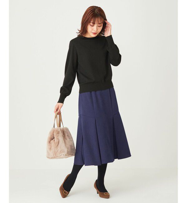 any SiS「【洗える】タックマーメイド スカート」|スカート|