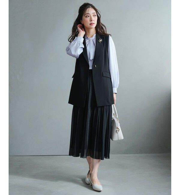 ANY SIS「セレモニーダブルクロス ジレ」|その他|