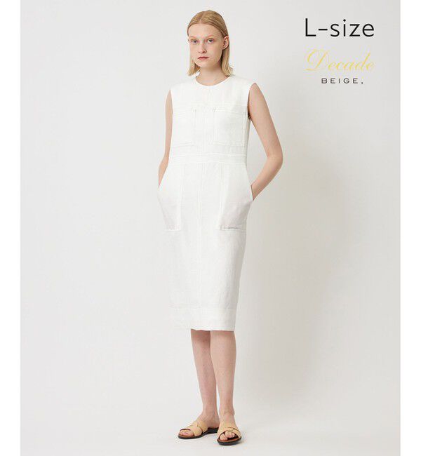 BEIGE,「【L-size】CAROLE / ワンピース」|ワンピース|White&times;Sand