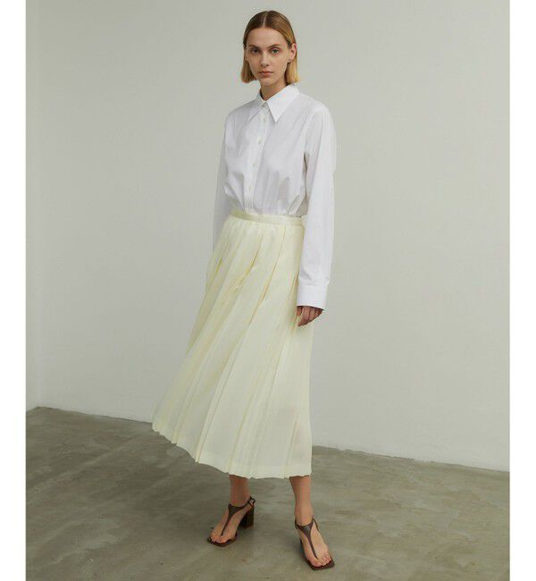 BEIGE,「ANNE / プリーツスカート」|スカート|