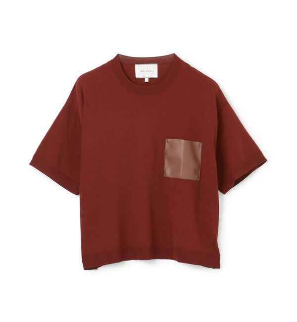 BEIGE,「【上代変更 WEBOFF本部移送済み】 NADIA / ニットTシャツ」|ニット・セーター|