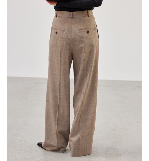 BEIGE,「【洗える】MER / グレンチェックパンツ」|その他|