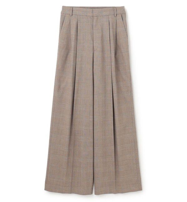 BEIGE,「【洗える】MER / グレンチェックパンツ」|その他|