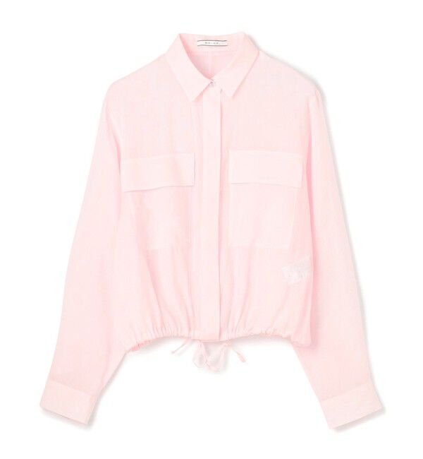 BEIGE,「【洗える・Precious 6月号掲載】PAULINE / ビックポケットドロストリネンブラウス」|シャツ・ブラウス|