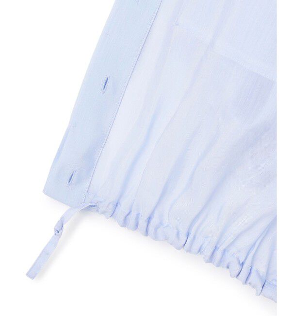 BEIGE,「【洗える・Precious 6月号掲載】PAULINE / ビックポケットドロストリネンブラウス」|シャツ・ブラウス|