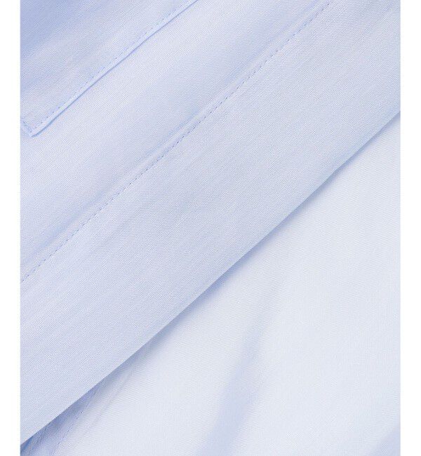 BEIGE,「【洗える・Precious 6月号掲載】PAULINE / ビックポケットドロストリネンブラウス」|シャツ・ブラウス|