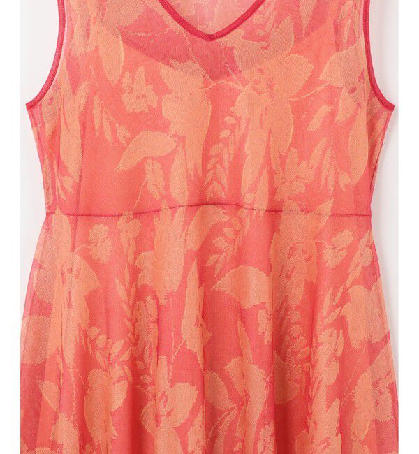  「シアーフラワーJQニットワンピース」|ワンピース|