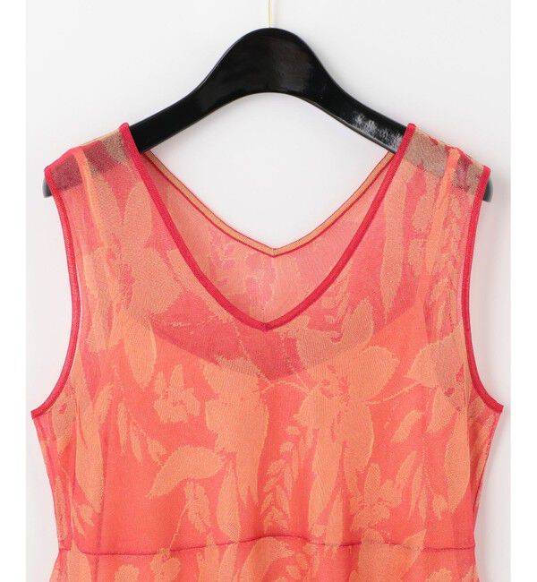  「シアーフラワーJQニットワンピース」|ワンピース|