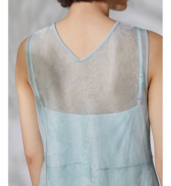  「シアーフラワーJQニットワンピース」|ワンピース|