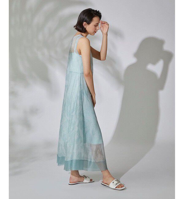  「シアーフラワーJQニットワンピース」|ワンピース|