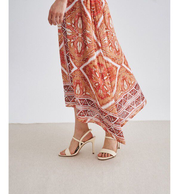 GRACE CONTINENTAL「エスニックプリントフレアスカート」|スカート|